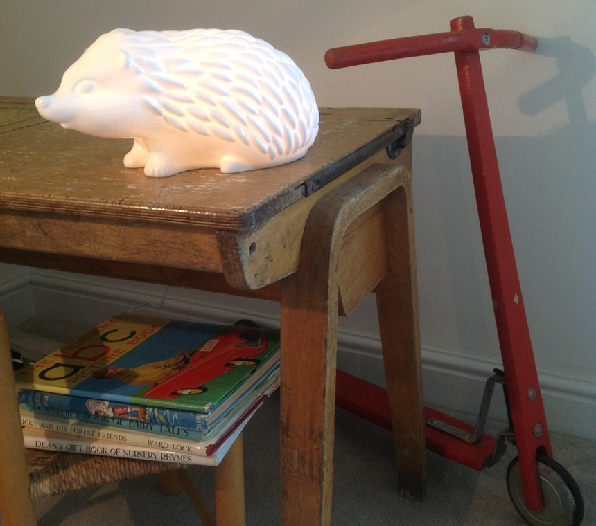 Hedgehog Lamp White Rabbit England Childrens lighting, kids lamps